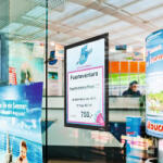  Infokeret DURAFRAME SUN A4- információs tábla