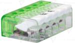 TRACON Clemă de legături fără şurub, transp. , care se poate deschide 0, 2-2, 5mm2, 24A, 450VAC 5P (RVONK5)