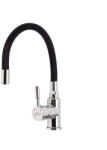 Leziter Corin álló mosogató csaptelep flexibilis kifolyócsővel fekete (SPC-ZS-7012)