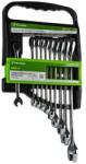 TRACON Set de chei combinate cu clichet 8, 10, 12, 13, 14, 17, 19mm (RKK7)
