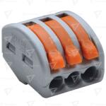 TRACON Clemă de legături fără şurub, care poate fi deschisă 0, 75-4mm2, 32A, 400VAC 3P (OVO2,5-3)