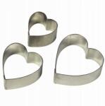 PME Lyukasztó Pme fém Kis Szívecskék Virág liliom 3 db (HT267)