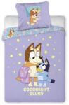 Bluey Goodnight gyerek, ovis ágyneműhuzat 100×135cm, 40×60 cm (BRM022720) - oliviashop