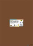 FOLIA Dekorkarton, 2 oldalas, 50x70 cm, 300 g, 10 lap, FOLIA, csokoládébarna (6185) - alter