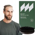 Monolit Szakállvágó kefe bükkfából vaddisznó sörtékkel Férfi Monolit (kartacz szczotka brody zarostu włosie dzika)