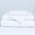 All-feder Kft Hófehér szatén 100% pamut lepedő 220 x 240