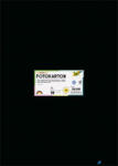 FOLIA Dekorkarton, 2 oldalas, 50x70 cm, 300 g, 10 lap, FOLIA, fekete