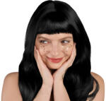  Paróka, hosszú haj, fekete (PER2-010)