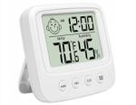 Rozz Hőmérő elektronikus higrométer belső óra kiváló minőségű kivitelezés (07178_rozz_gabA_okz)