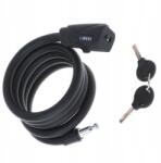 qlka Kerékpár biztonsági zár hosszú spirál kulcsos 150cm (5056_qlka_gabB)