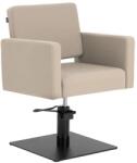 VIKTORIA beige/szürke hidraulikus fodrász szék