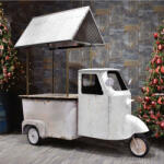 Decoration & Design Pavilon kisautó 206x95x210 cm fehér karácsonyi figura (DD58060)