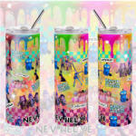 Deconline Crafts Személyre szabható KPOP "Démonadászok" RAINBOW fém Termosz / tumbler egyedi névvel 600 ml (DO59431-TUMBLER-600)