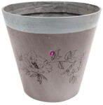 Decoration & Design Kaspó ültethető, virágmintás 16x15 cm (DD69446)