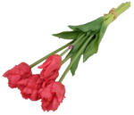 D&D Selyemvirág papagáj Tulipán csokor 5 szálas 47 cm (DD67089)
