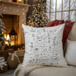 Deconline Crafts Egyedi neves KPOP "Démonadászok" RAINBOW párnahuzat személyre szabható 40 cm (DO59431-PILLOW)