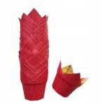  Tulipán muffin papír Royal Arany-piros, 50 db, fóliázott (CB-A3)