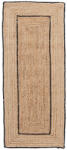 Bizzotto Covor iuta natur negru Ankit 60x150 cm (0608303deco) Covor baie