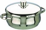 ibili Oala Ibili 662024 din inox cu capac 24 cm rosie (662024)