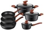 FLORINA Set vase de gatit Florina Master Black 6 piese aluminiu compatibil inductie (1Z2301)