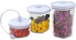 Gastroback Set de recipiente cu vid Gastroback 46110 3 piese capacitate 700 ml 1400 ml 2000 ml cu furtun de vid (46110)