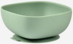 Beaba Bol Beaba silicon cu ventuza +4 Luni Sage Green Set pentru masa bebelusi