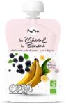 Popote Piure cu mure si banane, 4-6 luni Bio, 120g, Popote