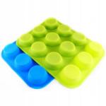  Szilikon forma muffin, cupcake sütéshez, 12 férőhelyes (EBB1329P)