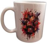  Kocka-fehér bögre (KCK01)