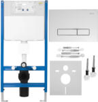 Rea Cadru WC incastrat Rea cu buton HD crom (KPL-E9561)