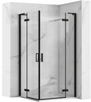Rea Cabina dus REA Hugo Double 90x90 cm negru (KPL-K6601)