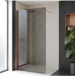 Rea Paravan de dus fumuriu Rea Flexi Grey 100 cm cupru periat (KPL-K99384)
