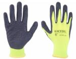 Extol kötött kesztyű nylon, varrat nélküli, méret 8` latexbe mártott teny. és ujjhegy, gumírozott mandzsetta (8856644)