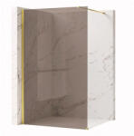 Rea Paravan de dus fumuriu Rea Flexi Brown 130 cm auriu (KPL-K99689)