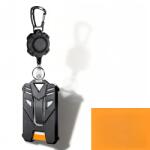  Retraktor acél zsinór Heavy Duty kulcstartó azonosító tok (6910224731076)