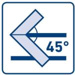 Extol Craft asztalos derékszög, alumínium ; 300mm (3325) - szerszamshop24