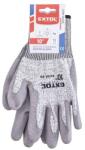 Extol vágásbiztos kötött kesztyű, méret 10", poliuretánba mártott tenyér és újhegy, gumírozott mandzsetta (8856698)