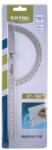 Extol Craft szögmérő/vonalzó, lakatos, hossz. : 278 mm, Inox, mm beosztás, 0° -180°, vastagság: 1, 3 mm (925102) - szerszamshop24