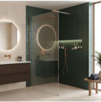 Rea Paravan de dus Rea Flexi Transparent 90 cm cupru periat (KPL-K99366)