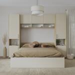 haaus Set dormitor Malmo V11, Pat 200 x 160 cm, Stejar Artisan/Argila (923723)