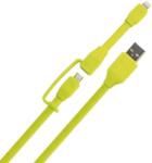 Tylt Cablu de date Tylt Duo, Lightning/MicroUSB, 0.6m (Verde)