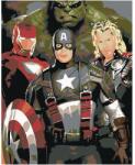 Zuty Zuty Festőkészletek számok szerint - Avengers, 40x50 (ZUTY_989231---40x50)