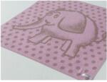 VEBA Gyerek törölköző Elephant rózsaszín-barna 450 g / m2 (040104-ELEPHANTRA)