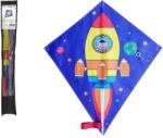 Teddies Sárkány repülő nylon 70x60 cm űrrakéta (00850552)