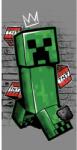 Faro Minecraft Metro Art Creeper strand törölköző (53032053)