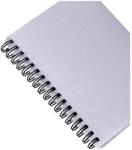 Oxybag Twin wire blokk A6 PP Black and White fehér (7-557)