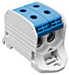 Schrack Technik Alu-réz vezetékösszekötő kapocs, dupla, kék, 50mm2 (IKA21326)