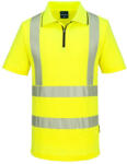  KX302YER6XL Portwest KX3 Sport Hi-Vis cipzáras pólóing (KX302YER6XL)