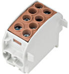 Schrack Technik Nagyáramú burkolt elágazókapocs, 35mm2, 1p/4 leágazás, barna (IK026240)