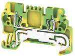 Weidmüller ZPE 1.5 védővezetős sorkapocs, rugós, 1, 5mm2, zöld-sárga (1775510000)